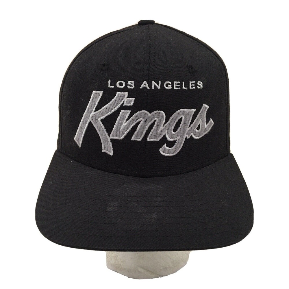 Los Angeles Kings Cap Hat Adult Snapback Script Lettering Embroidered NHL ZEPHYR
